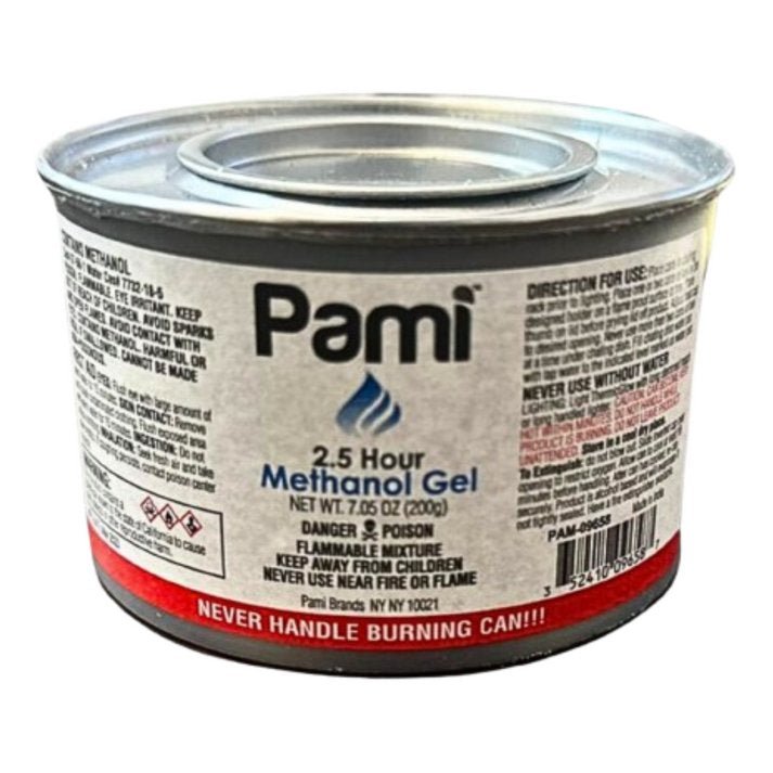 PAMI Methanol Gel Cooking Fuel 7.5 oz 2.5 hours: 1 Pack Chafing Fuel Cans main product image