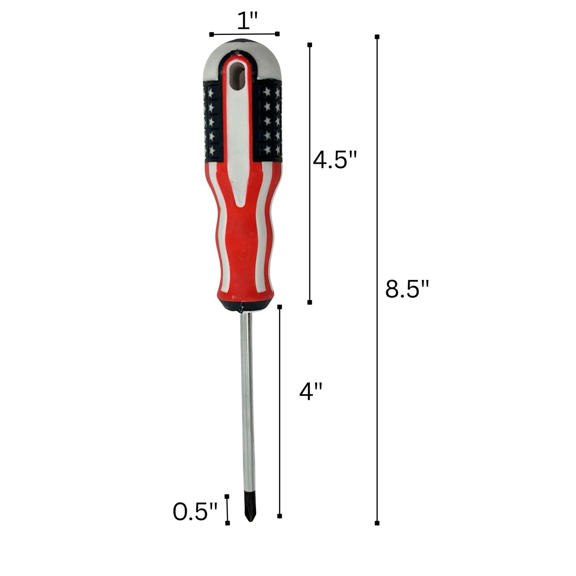 USA Flag Grip Cross Tip Screwdriver