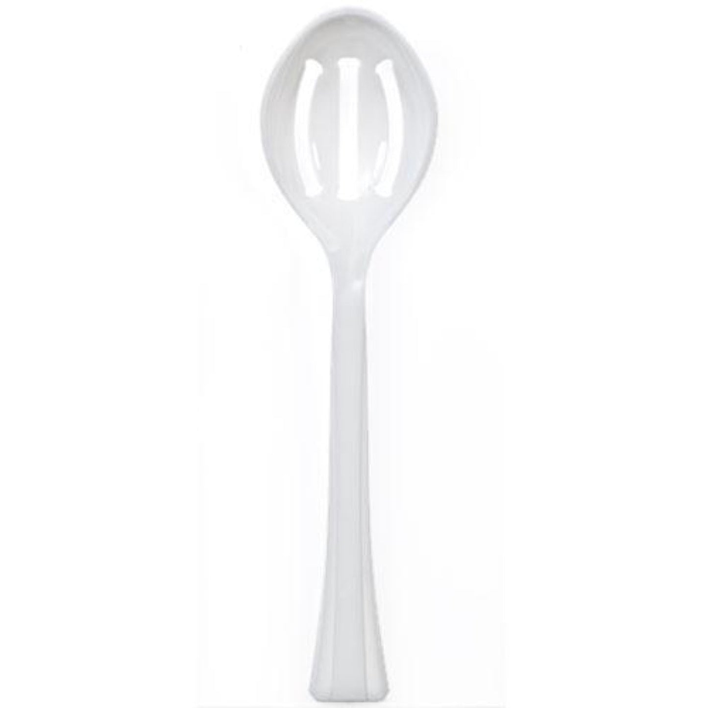 Pearl Plastic Slotted Salad Heavy Weight Serving Spoon 