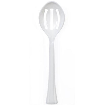 Pearl Plastic Slotted Salad Heavy Weight Serving Spoon 