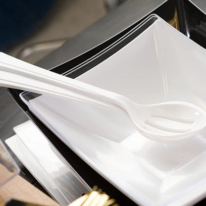 Pearl Plastic Slotted Salad Heavy Weight Serving Spoon 