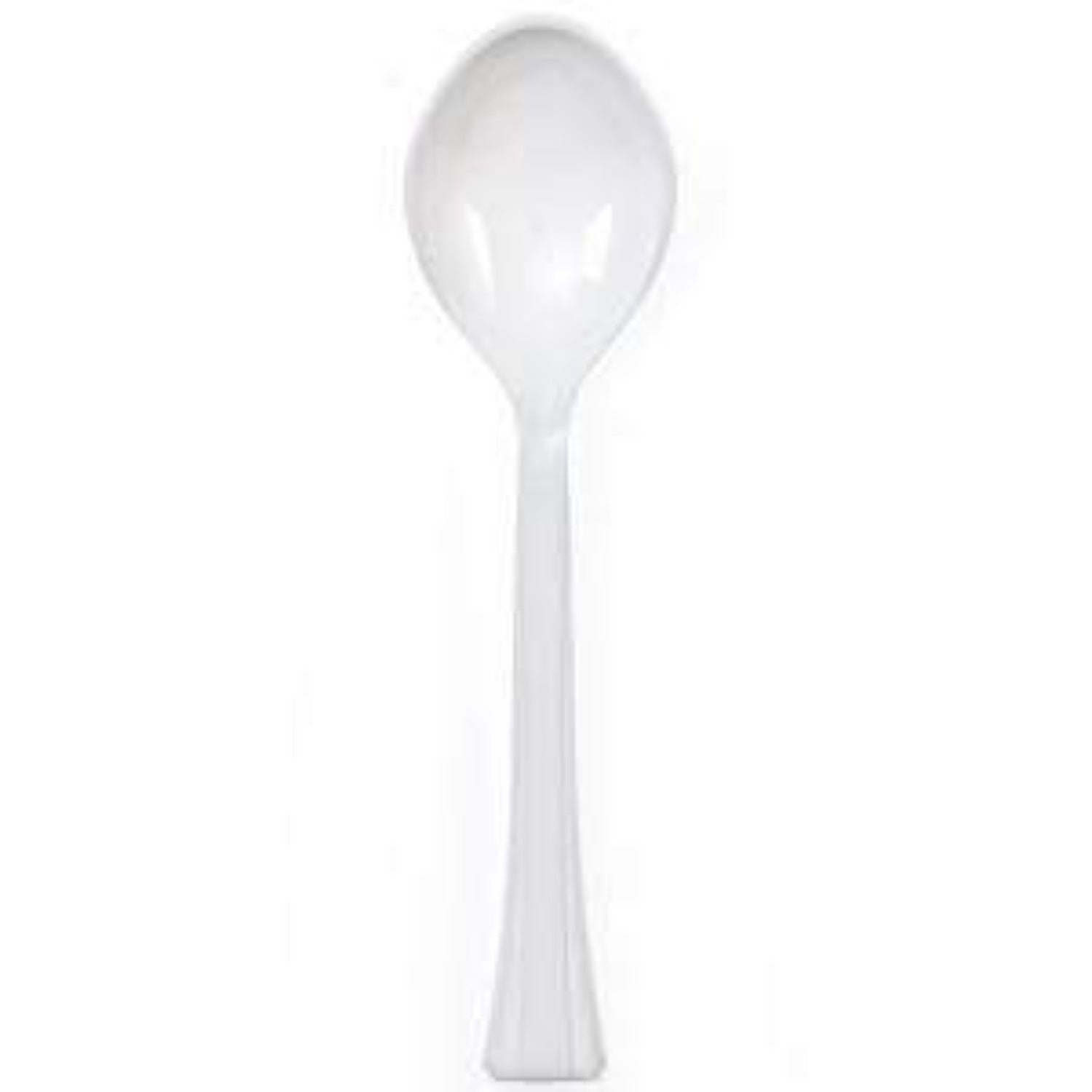 Pearl Plastic Salad Heavy Weight Serving Spoon 12": 1 Pack Disposable Spoons main product image