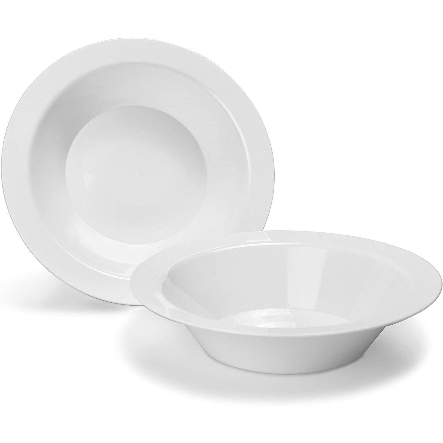 Pearl White Magnificent Heavyweight Plastic Bowls