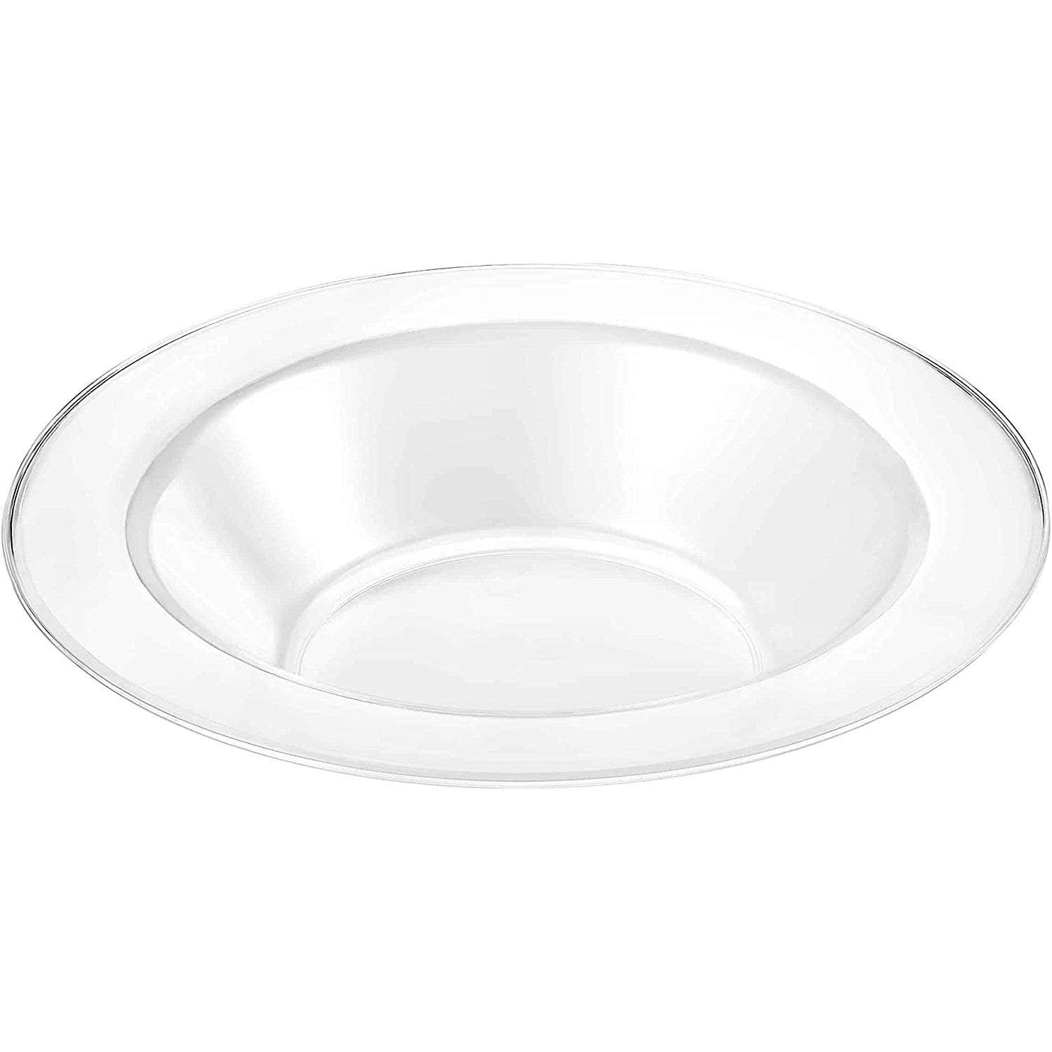 14oz Pearl White Magnificent Heavyweight Plastic Bowls: 2 Pack Kitchen Catalog,Dispoable Bowls lifestyle use image