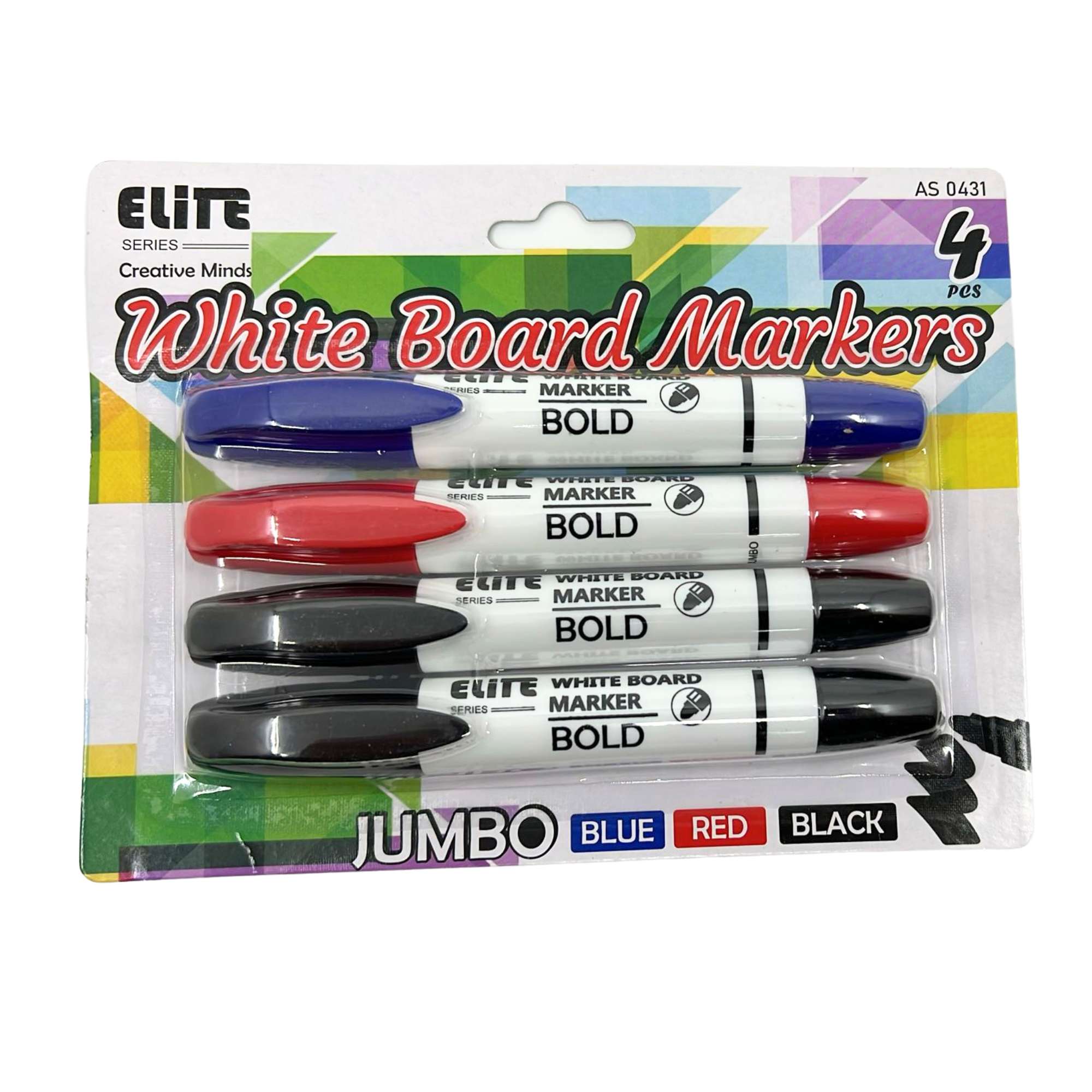 Permanent Color Markers: 4 Pack main product image