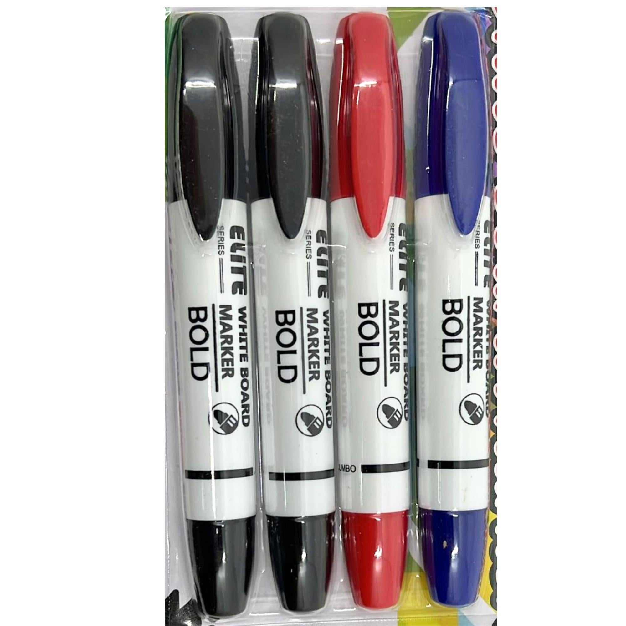 Permanent Color Markers: 4 Pack product detail image