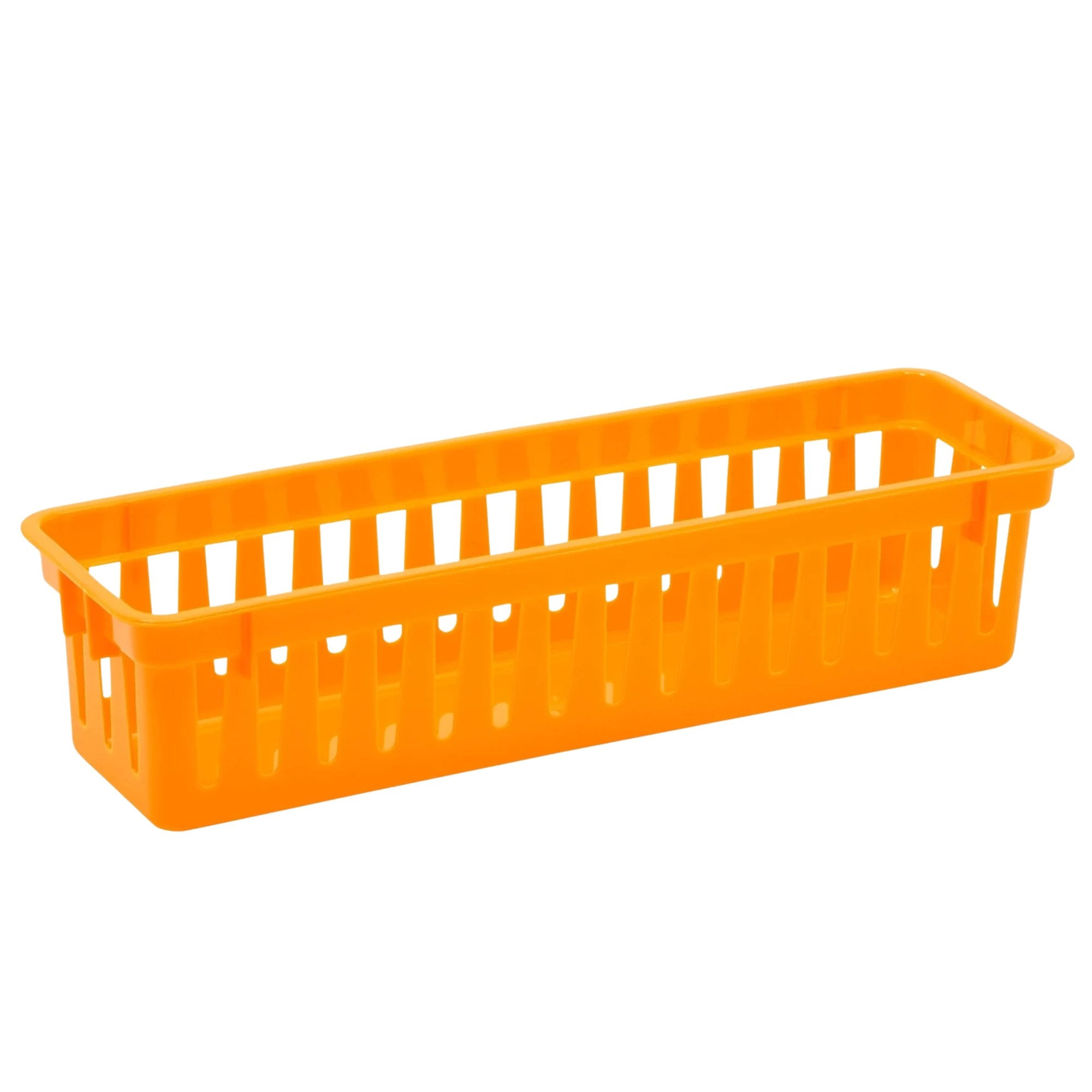 Rectangular 10.3"x3.25"x2.37" Slim Plastic Organizer 1 Pack Basket Organizer product image 5