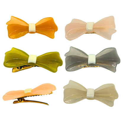 Plastic Elegant Bowknot Hair Clips