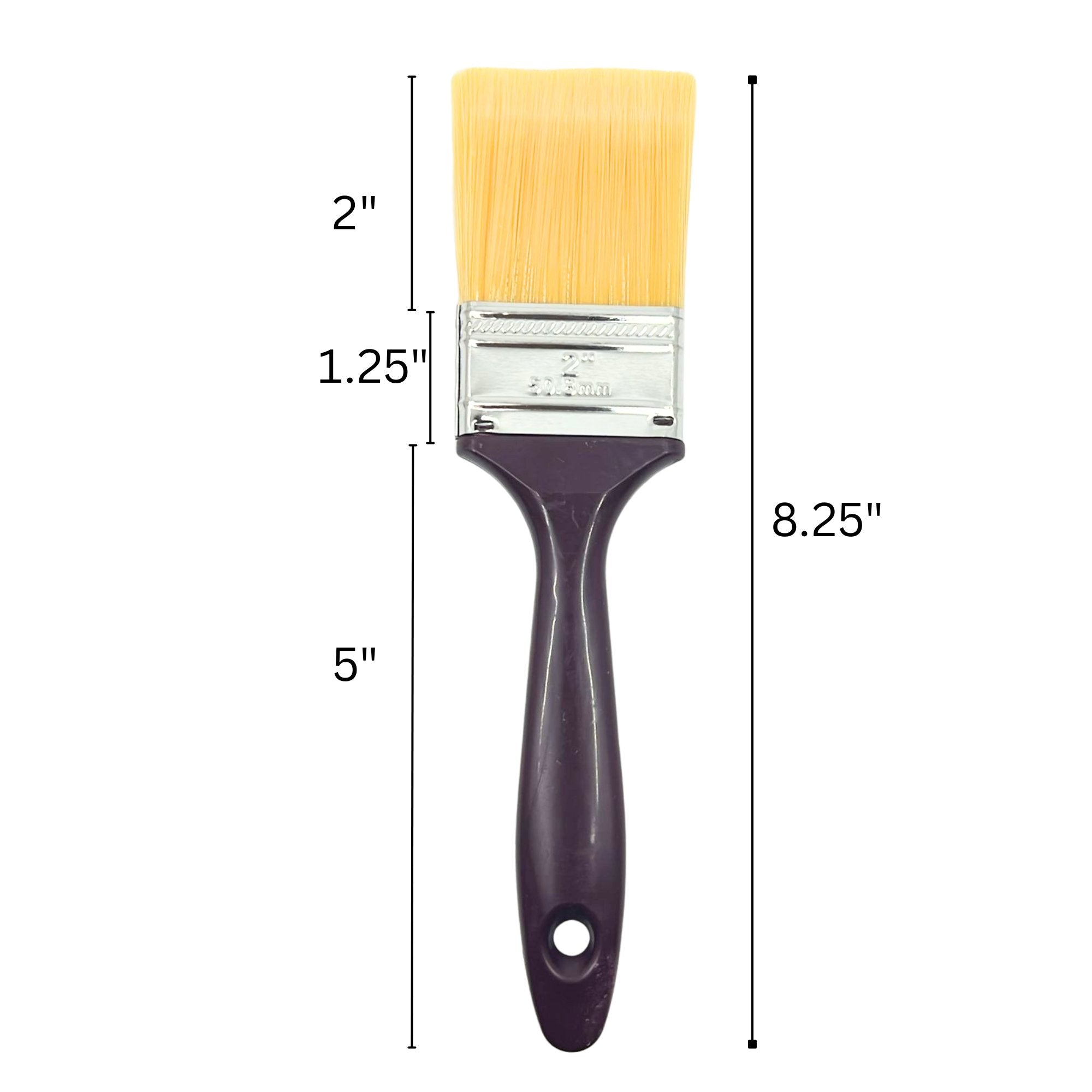 Plastic Handle Paint Brushes: Set of 3 Maintenance product detail image