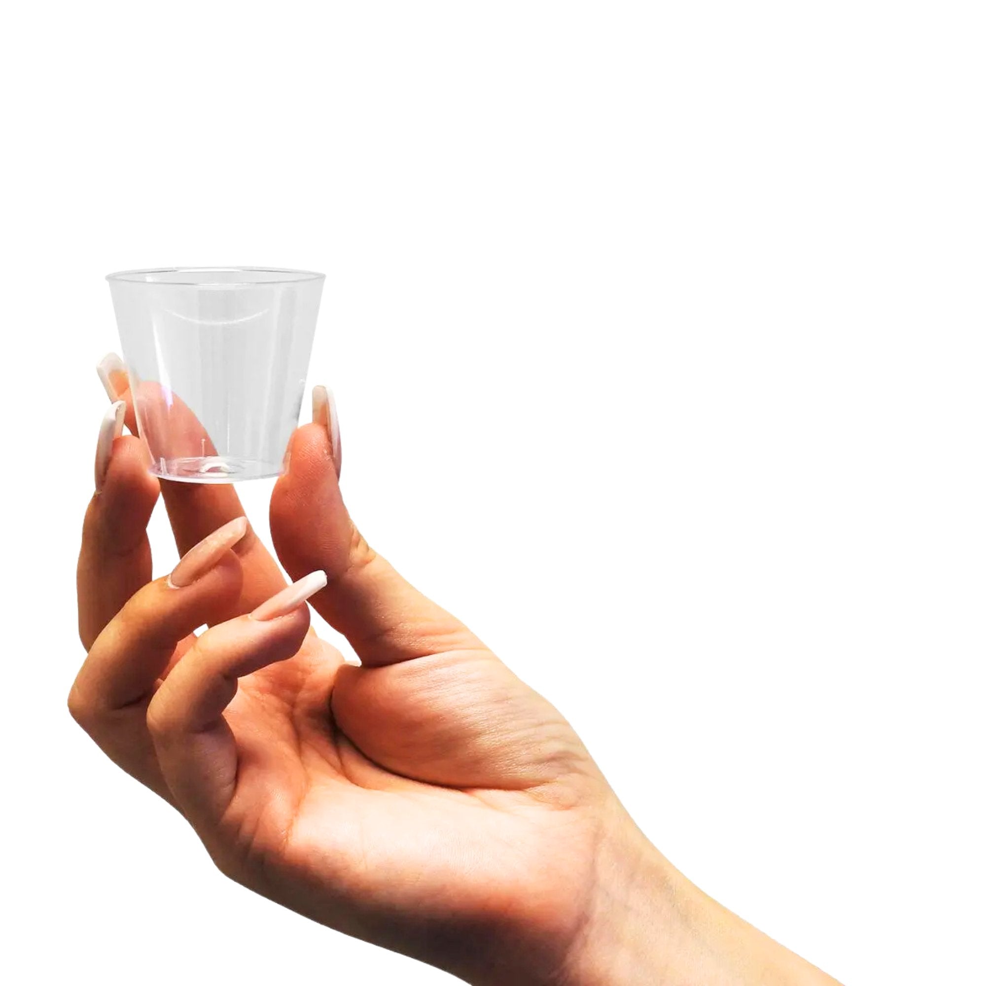 1 oz Plastic Shot Glasses: 30 Pack lifestyle use image