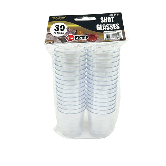  Plastic Shot Glasses