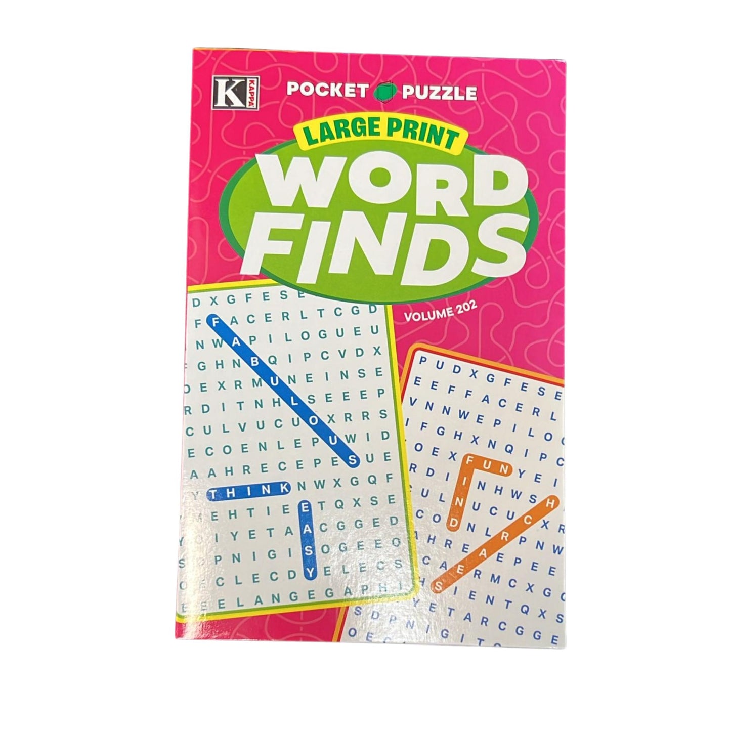 Pocket Puzzle Large Print Word Finds – Easy on the Eyes, Fun for the Mind