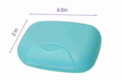 Portable Plastic Soap Leak-Proof Box Holder/Soap Dish