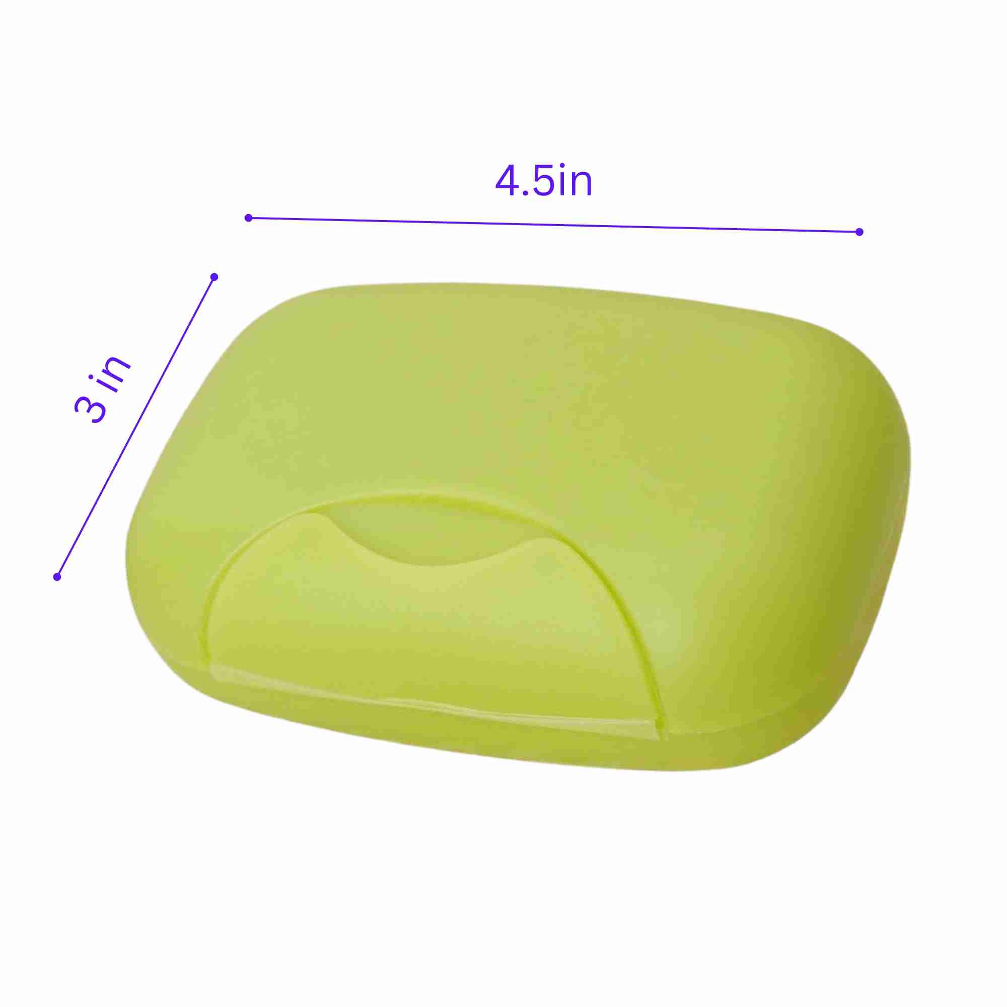 Portable Plastic Soap Leak Proof Box Holder/Soap Dish: 1 Pack Soap Dishes & Holders Bathroom Accessories size and feature