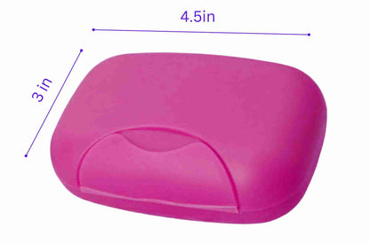 Portable Plastic Soap Leak-Proof Box Holder/Soap Dish
