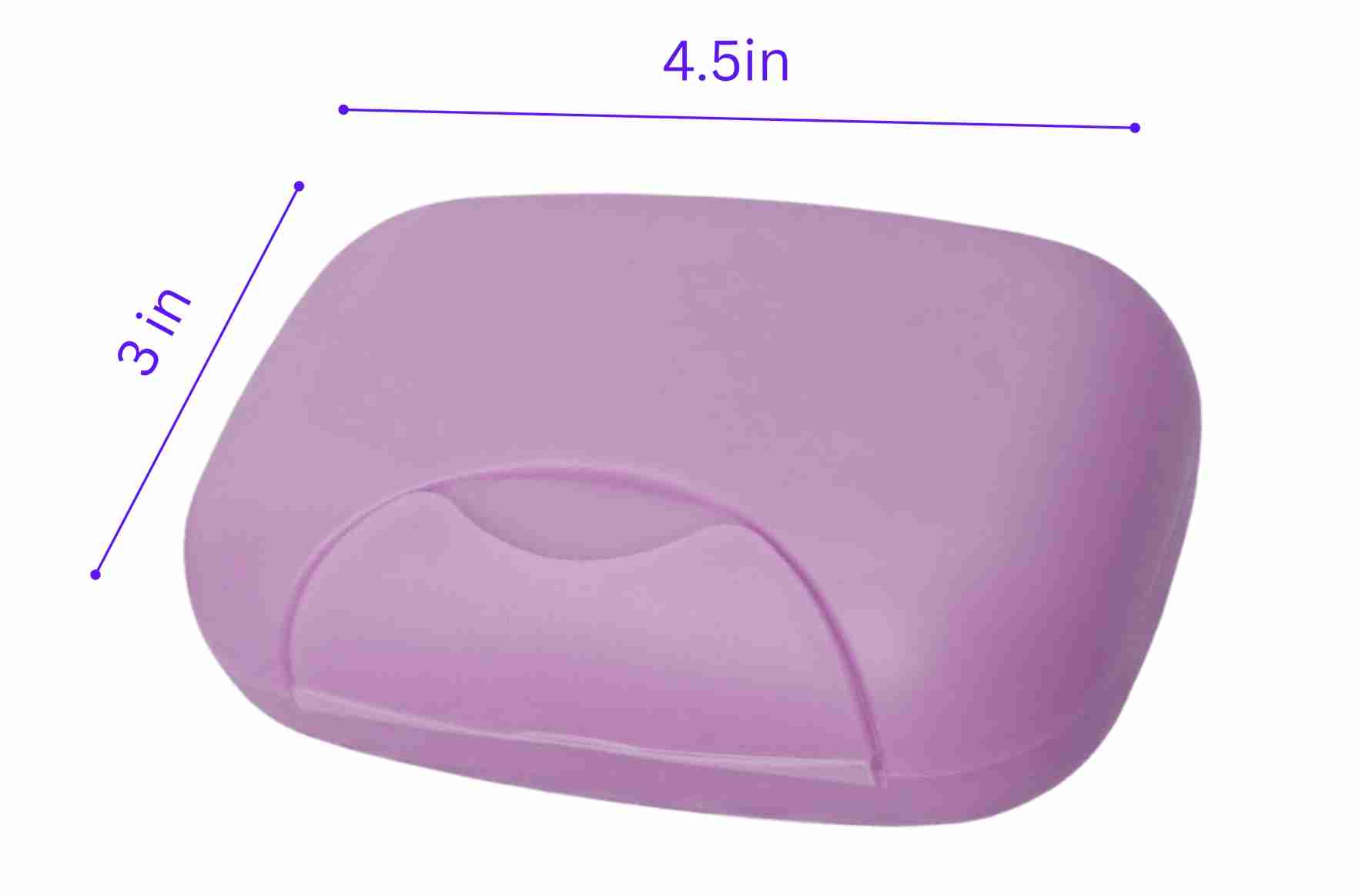 Portable Plastic Soap Leak Proof Box Holder/Soap Dish: 1 Pack Soap Dishes & Holders Bathroom Accessories product image 5