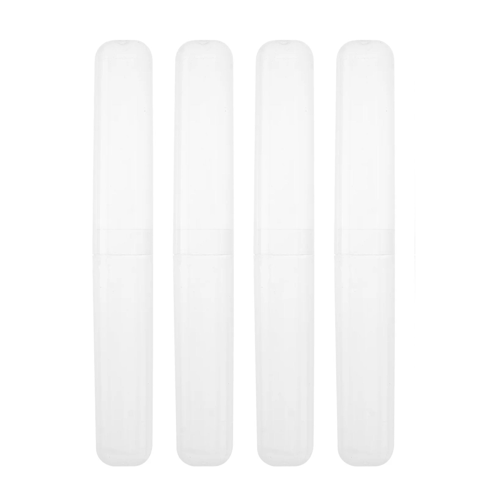 Portable Plastic Toothbrush Case/Holder/Box for Traveling & Camping: 4 Pack Toothbrushes Dental product image 5