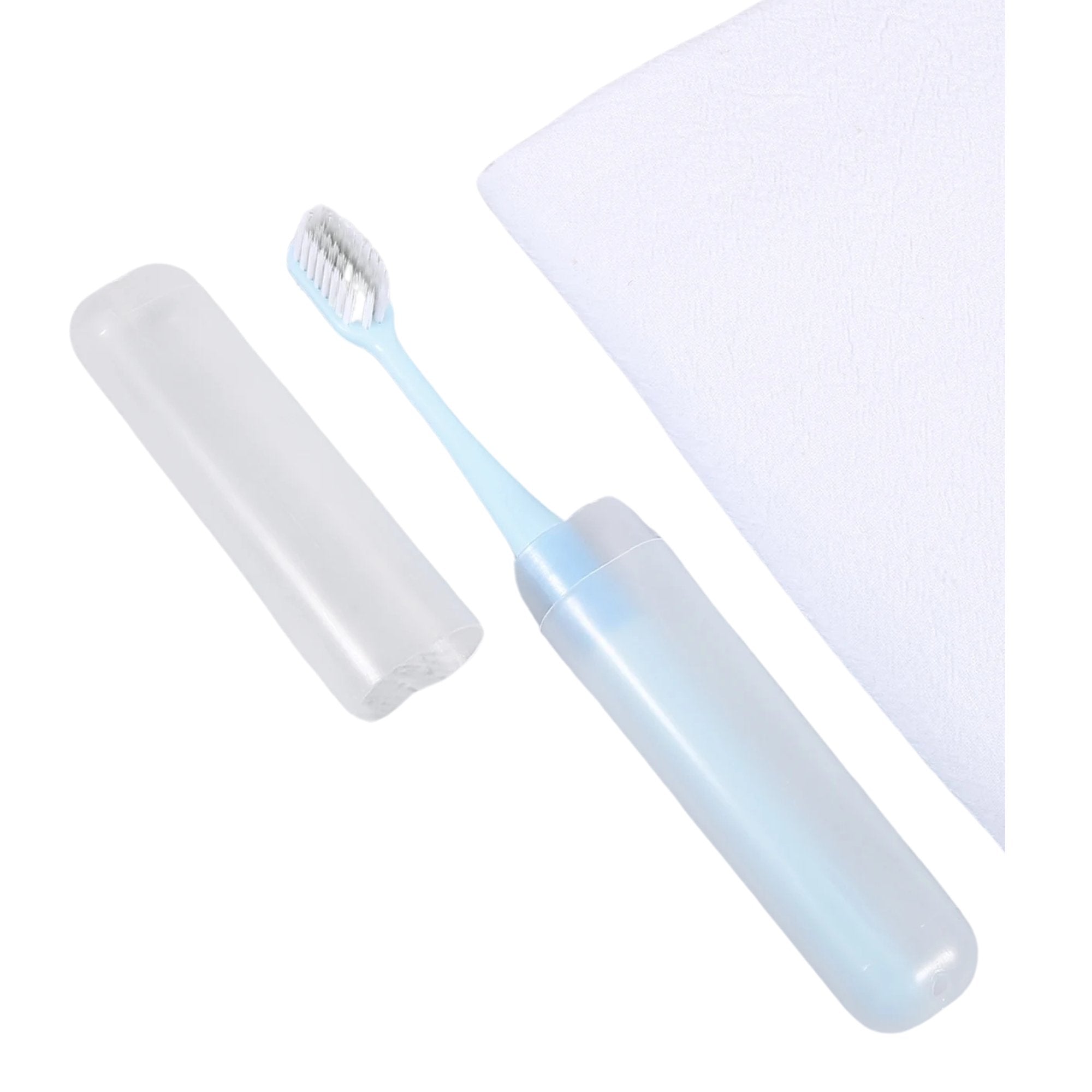Portable Plastic Toothbrush Case/Holder/Box for Traveling & Camping: 4 Pack Toothbrushes Dental lifestyle use image