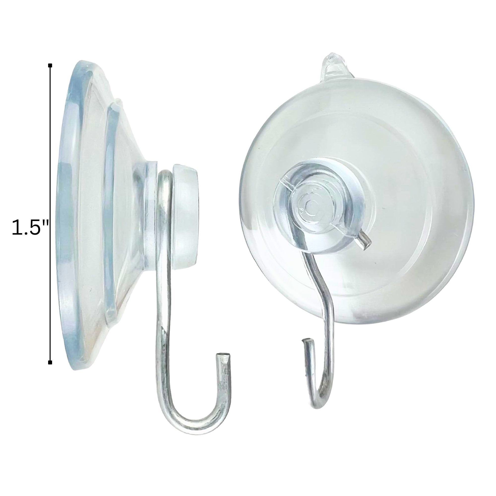 1.5" Pothook Suction Cup Pothook Punch: 12 Pack Suction Cups & Hooks Hardware product detail image