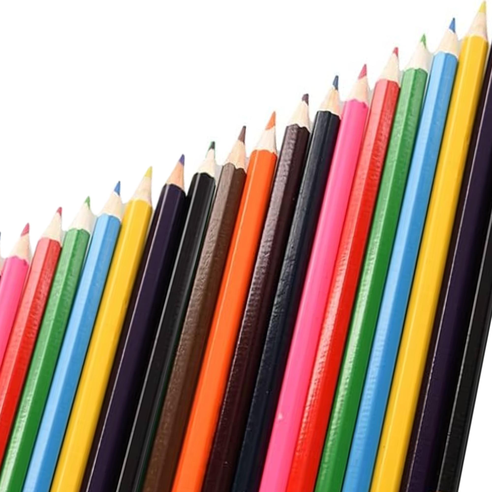 Pre Sharpened Colored Pencil: 15 Pack Art Pencils product detail image