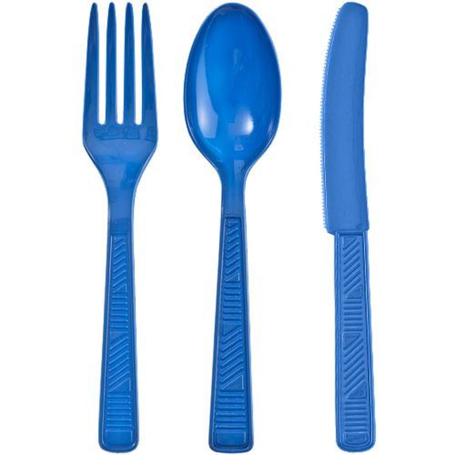 Disposable Blue Combo Cutlery Set: 48 Pack Kitchen Catalog, Cutlery lifestyle use image