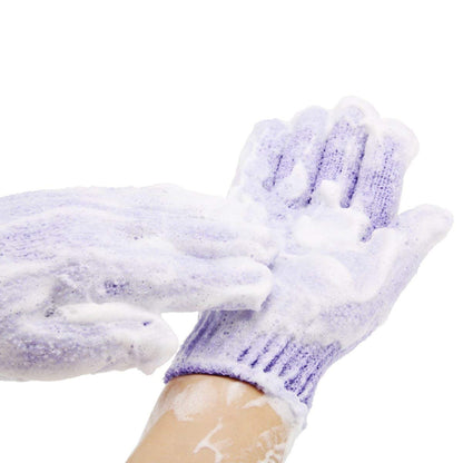 Luxury Bath Exfoliating Mitts Scrub Gloves