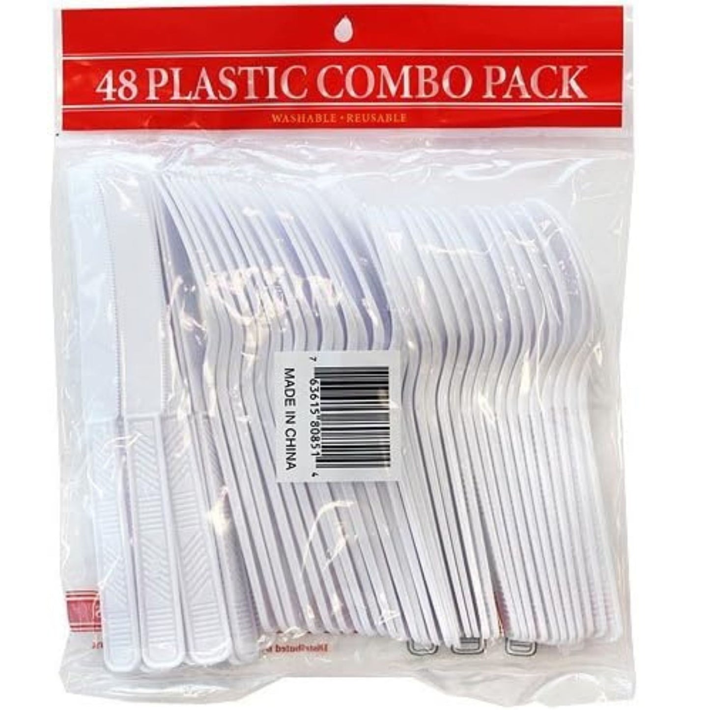 Disposable White Combo Cutlery Set