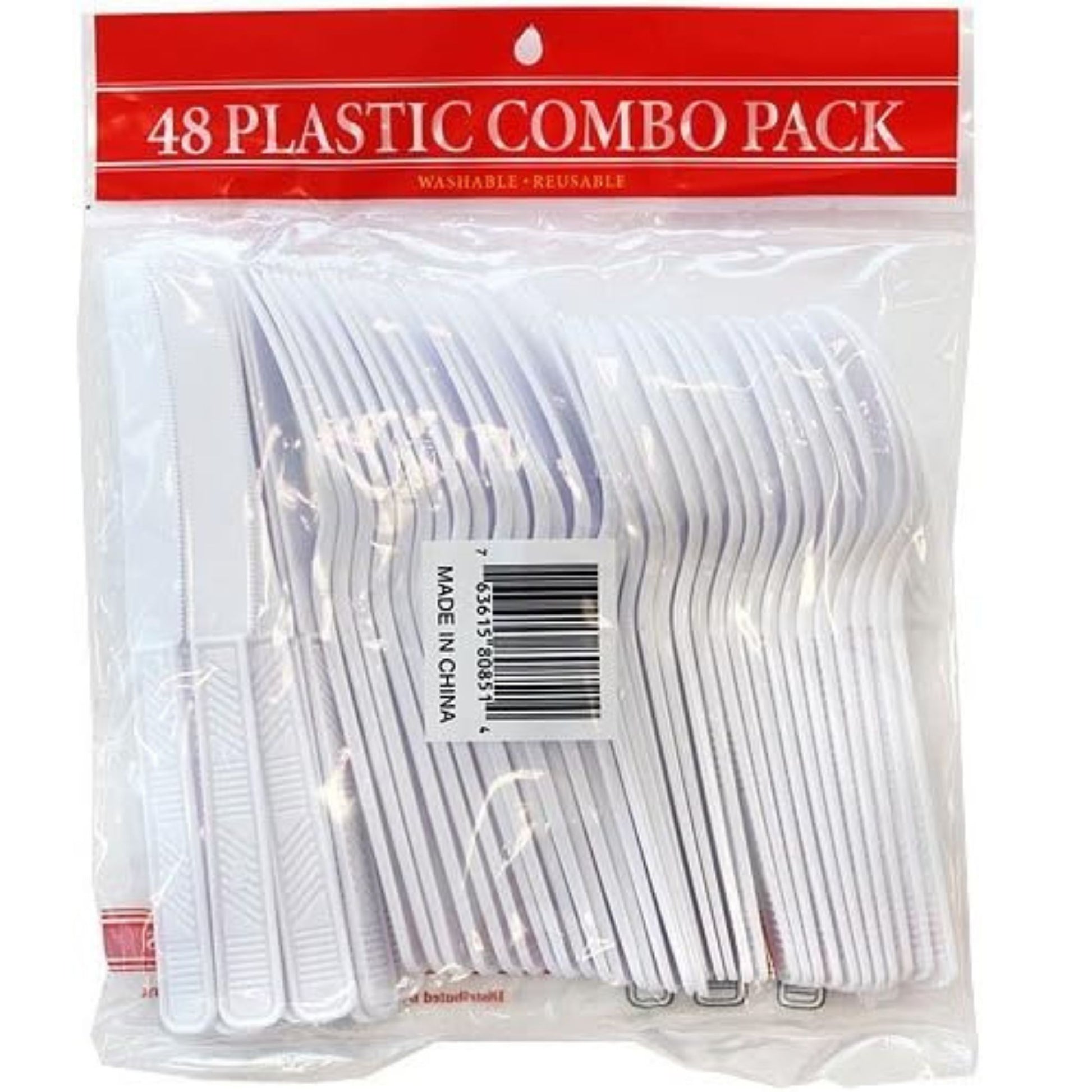Disposable White Combo Cutlery Set