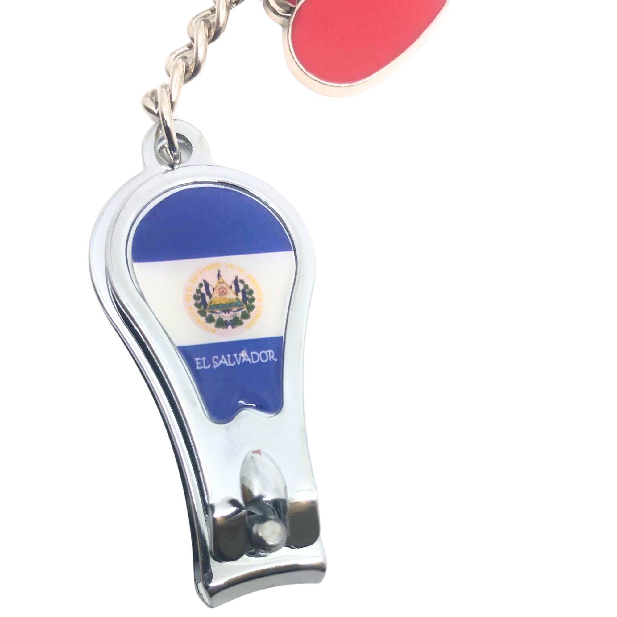 El Salvador Key Chain with Nail Clipper– Compact, Dual Purpose Grooming Tool: 1 Pack Keychain, Novelty & Souvenir Catalog