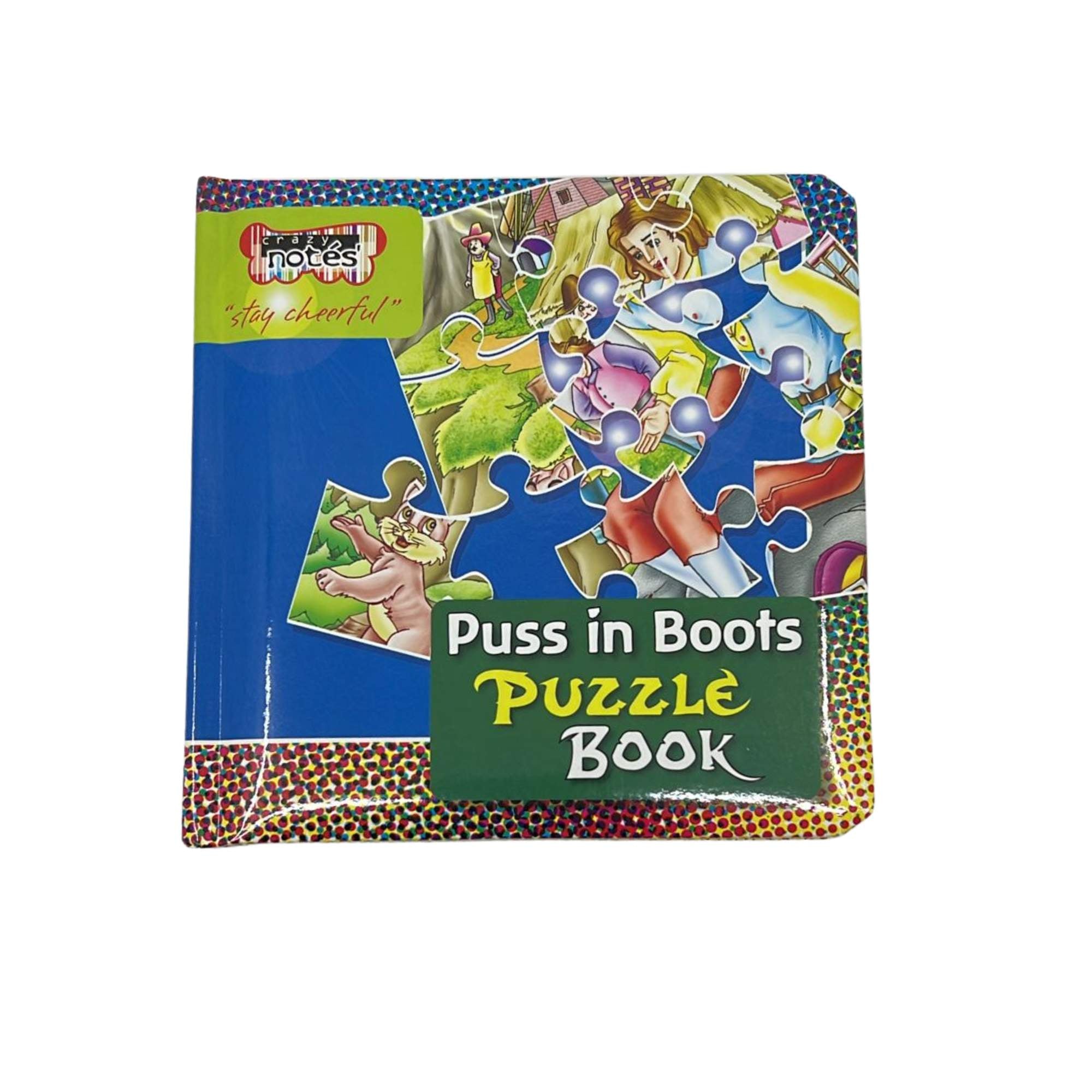 Puss in Boots Jigsaw Puzzle Book. Storybook Adventure all in one Coloring Books & Pads Book Puzzle main product image