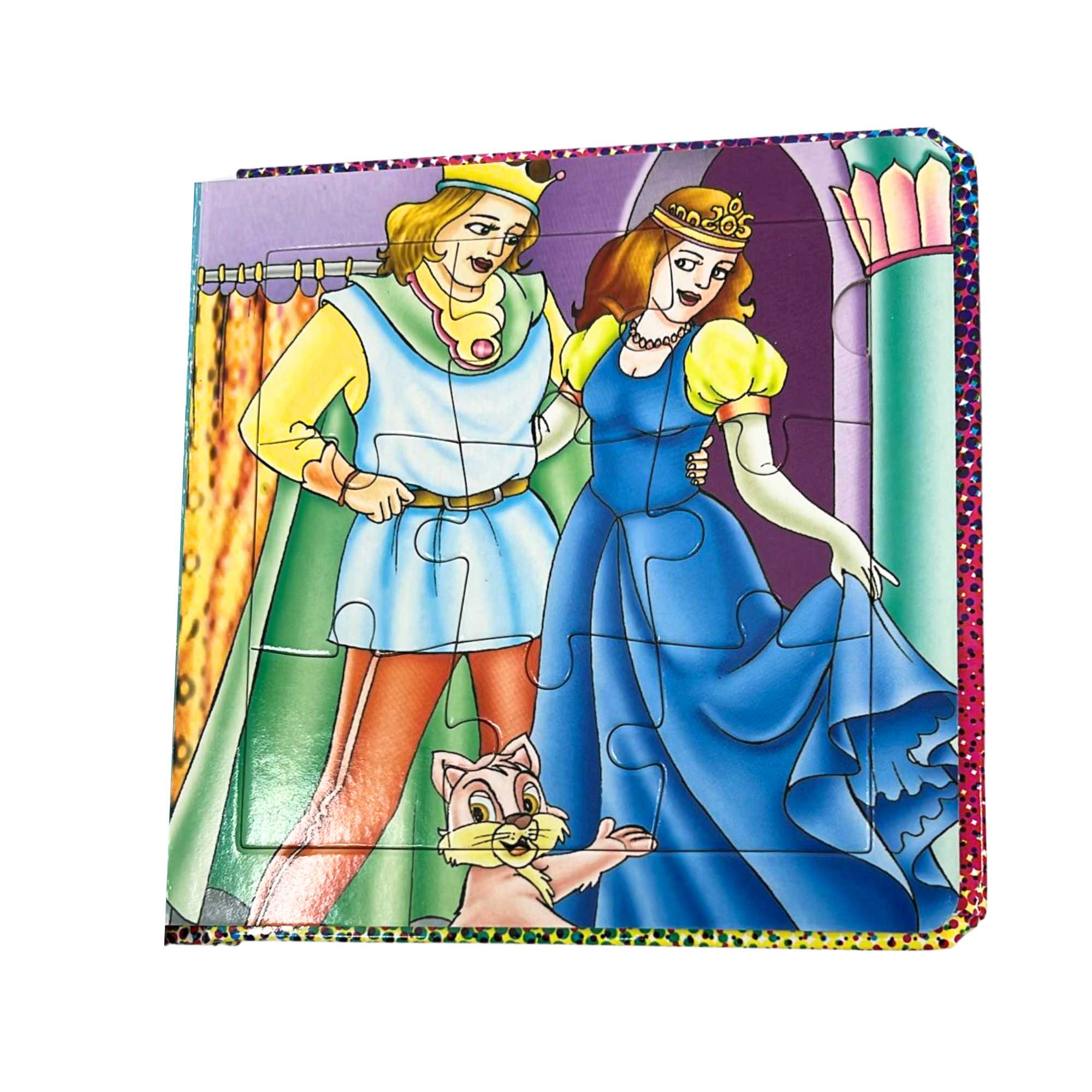 Puss in Boots Jigsaw Puzzle Book. Storybook Adventure all in one Coloring Books & Pads Book Puzzle product detail image