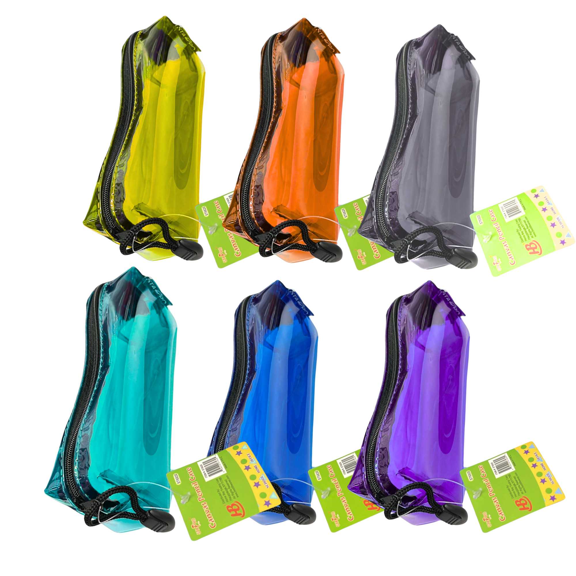 PVC Transparent Zipper Pouch,Travel Cosmetic or Pencil Case: 1 Pack Pen & Pencil Cases main product image