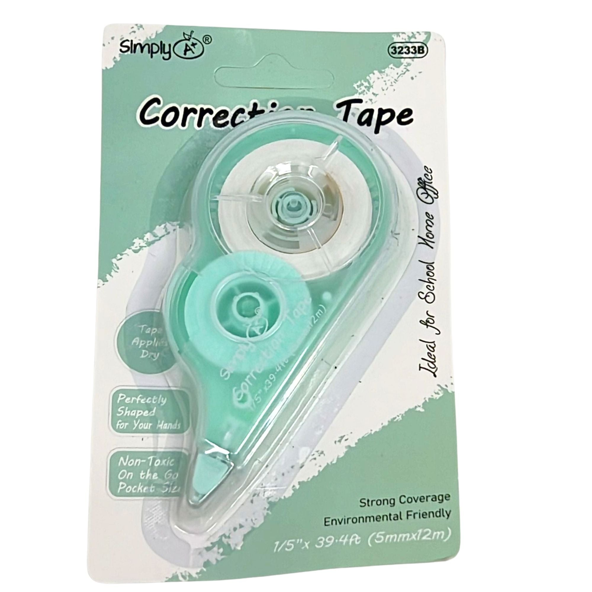 Correction Tape 1/5" x 39.4ft – White, Dry Application: 1 Pack Correction Tapes product image 6