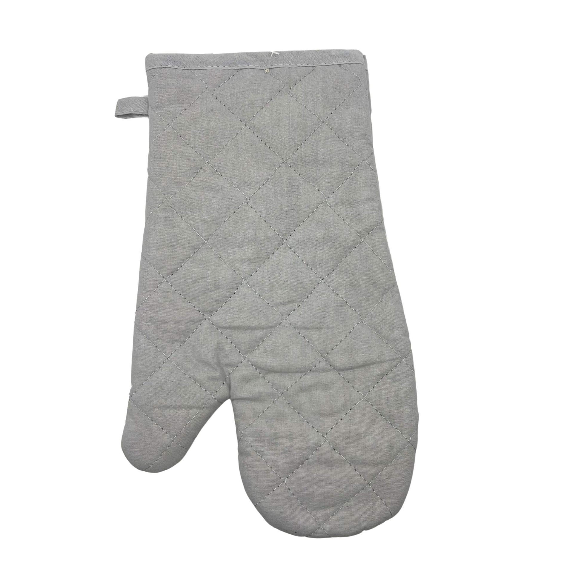 Quilted Cotton Heat Resistant Oven Mitt