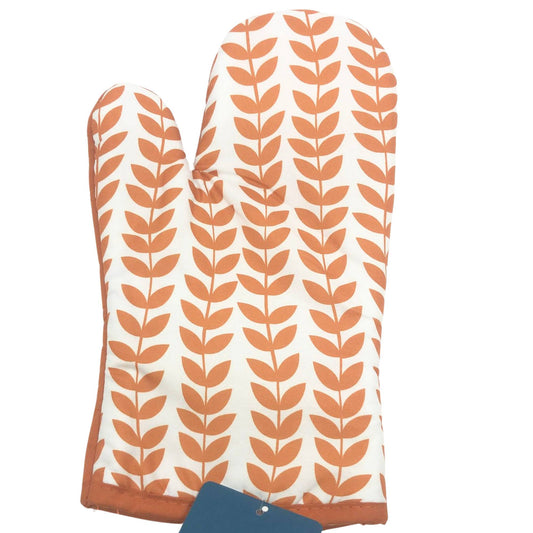 Quilted Cotton Solid Oven Mitt – Heat-Resistant Protection