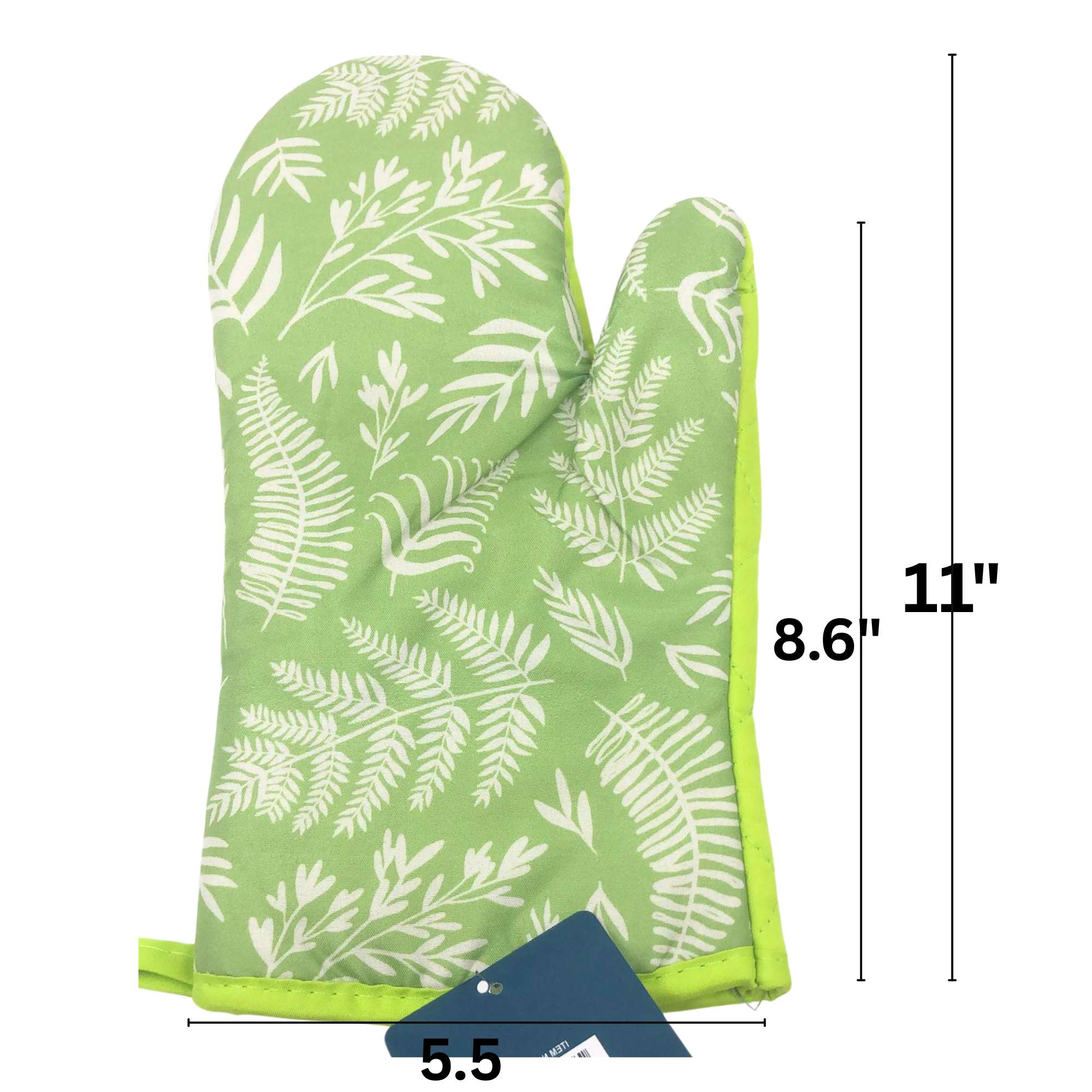 Quilted Cotton Solid Oven Mitt – Heat Resistant Protection: 1 Pack Oven mitts Baking Mitt product detail image