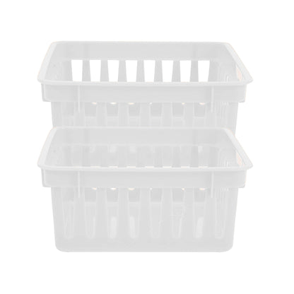 Rectangular Plastic Organizing Baskets