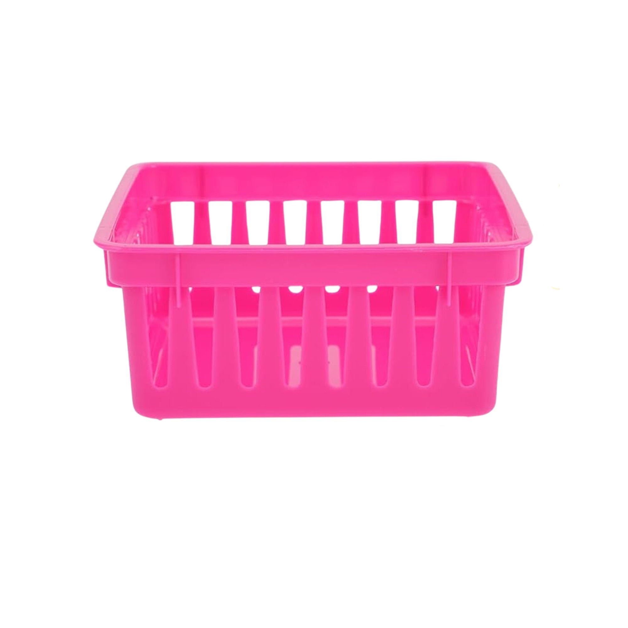 Rectangular 6.1 x 4.7 x 2.4 Inches Plastic Organizing Baskets: 2 Pack Basket Organizer product image 9