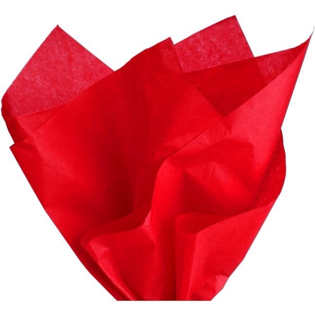 20" x 20" Red Premium Quality Tissue Gift Wrapping Paper: 15 Sheets Art & Craft Paper DIY Gift Paper Party Wraps product