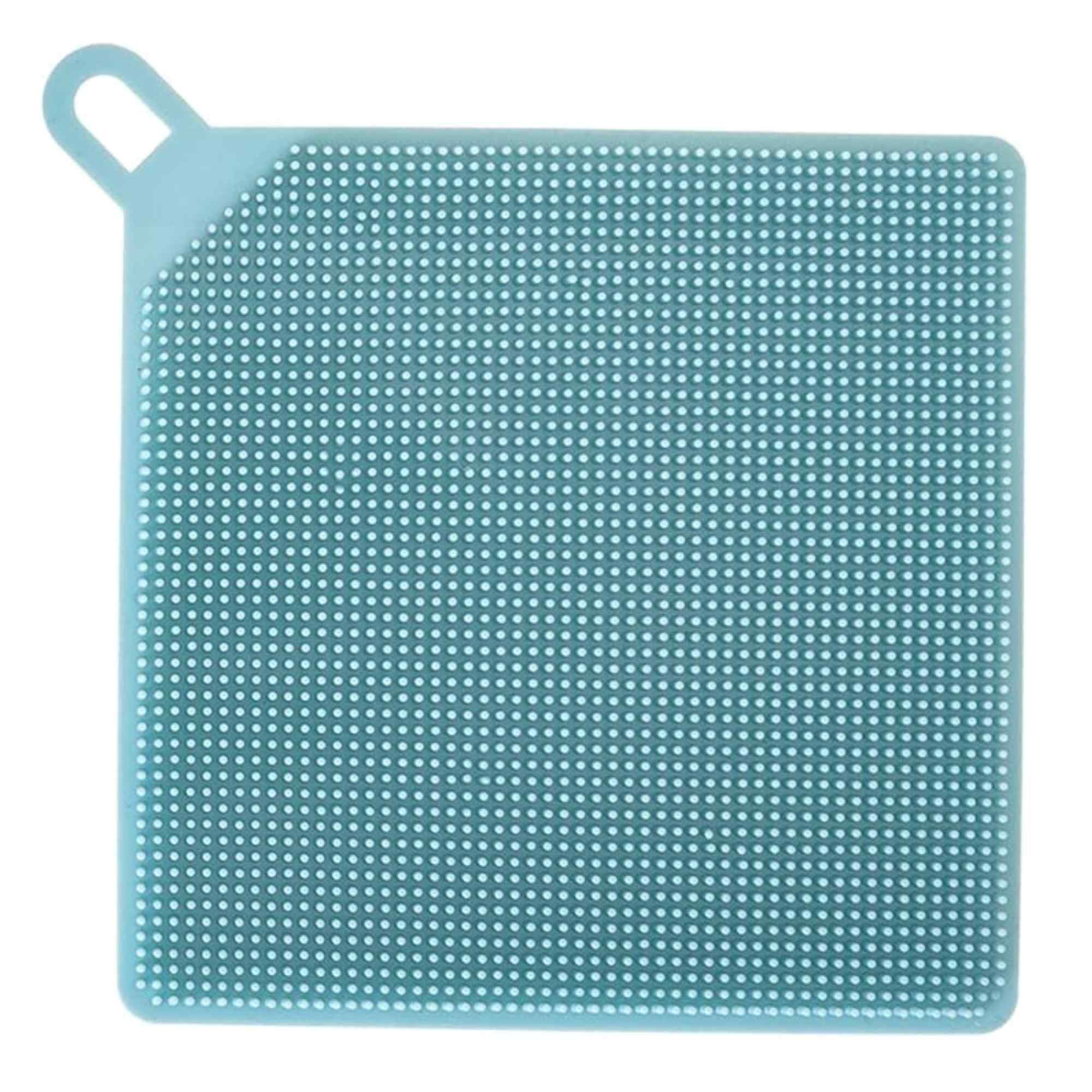 4.3" Square Silicone Sponge Scrubber: 1 Pack Sponges & Scouring Pads Kitchen Accessories product image 5