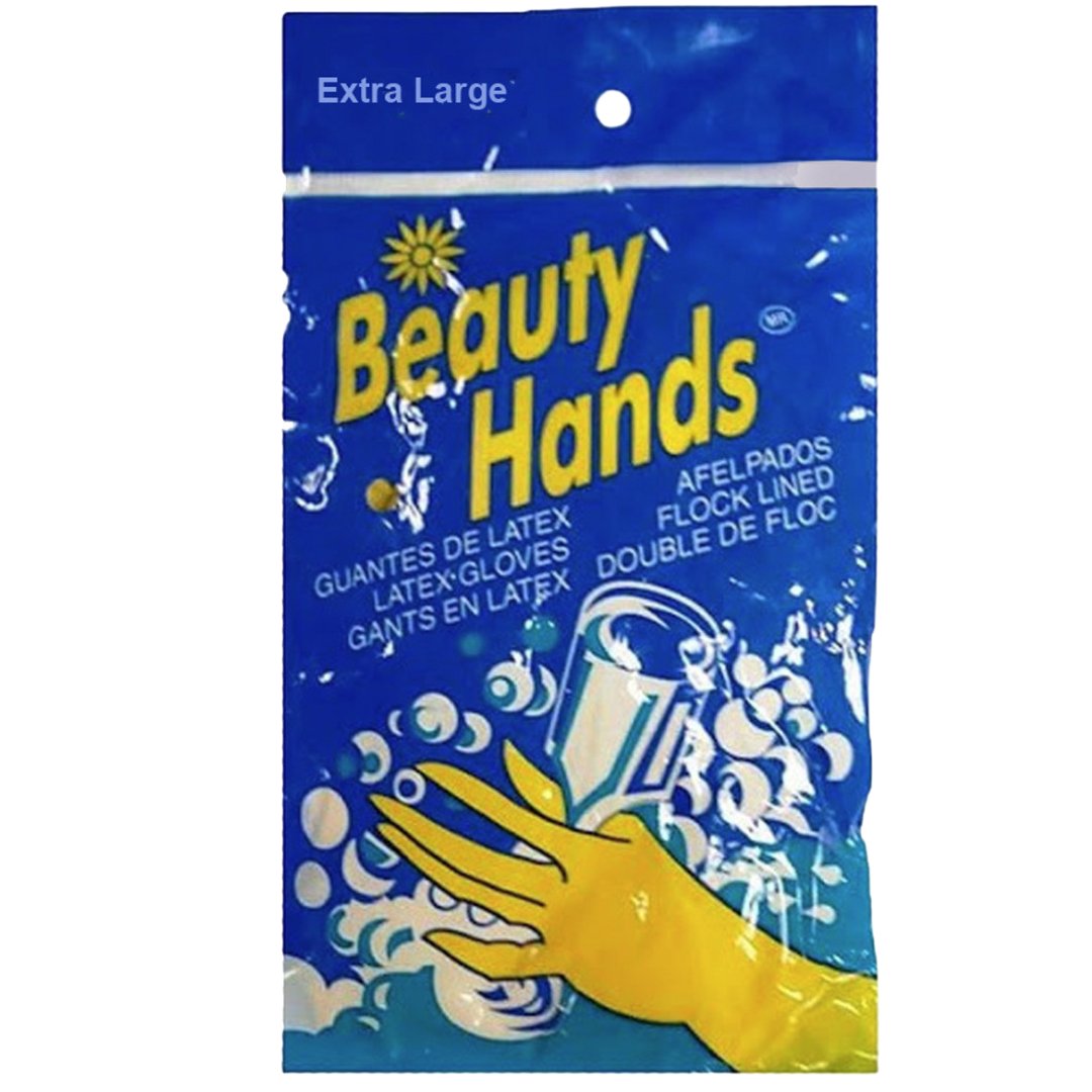 Reusable Yellow Hand Cleaning Latex Gloves