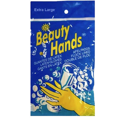 Reusable Yellow Hand Cleaning Latex Gloves