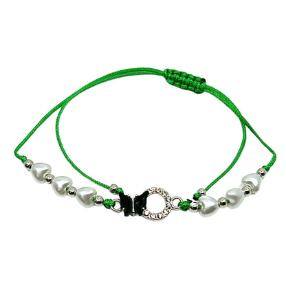 Rhinestone Butterfly Bracelet