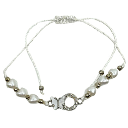 Rhinestone Butterfly Bracelet