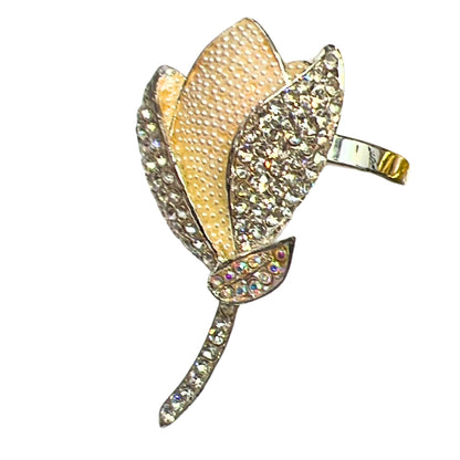 Rhinestone Silver Napkin Ring