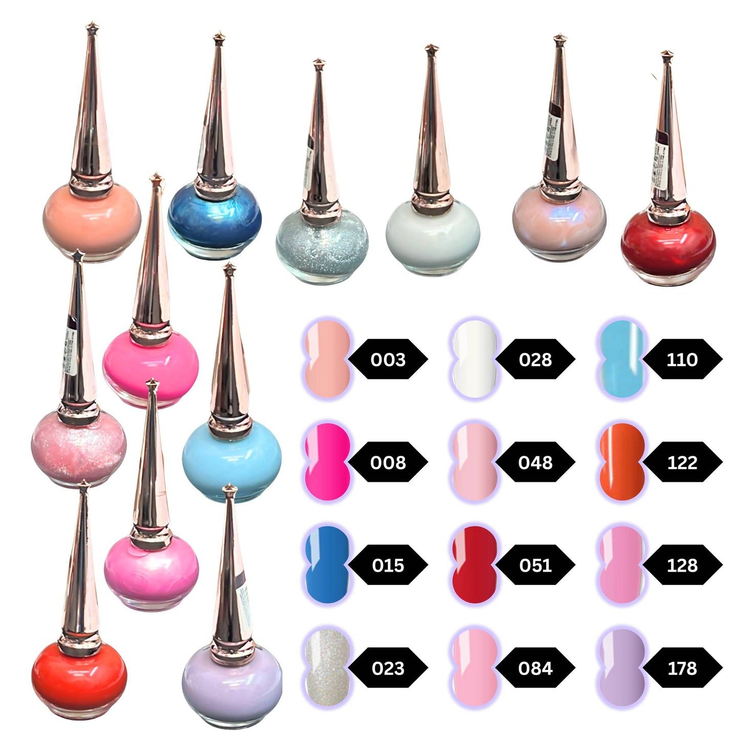 Nail Color 15ml Long-Lasting High Shine Nail Polish