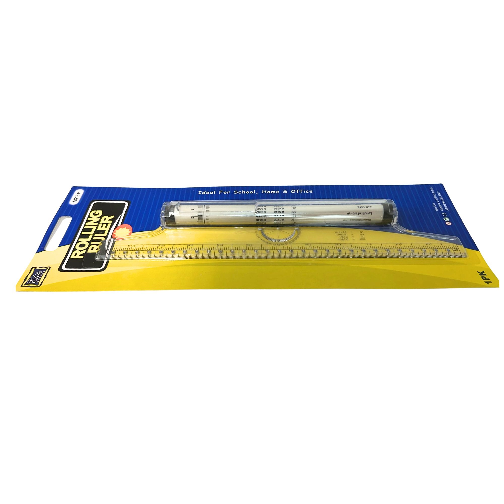 Rolling Ruler for Curved and Straight Lines: 1 Pack Rulers lifestyle use image