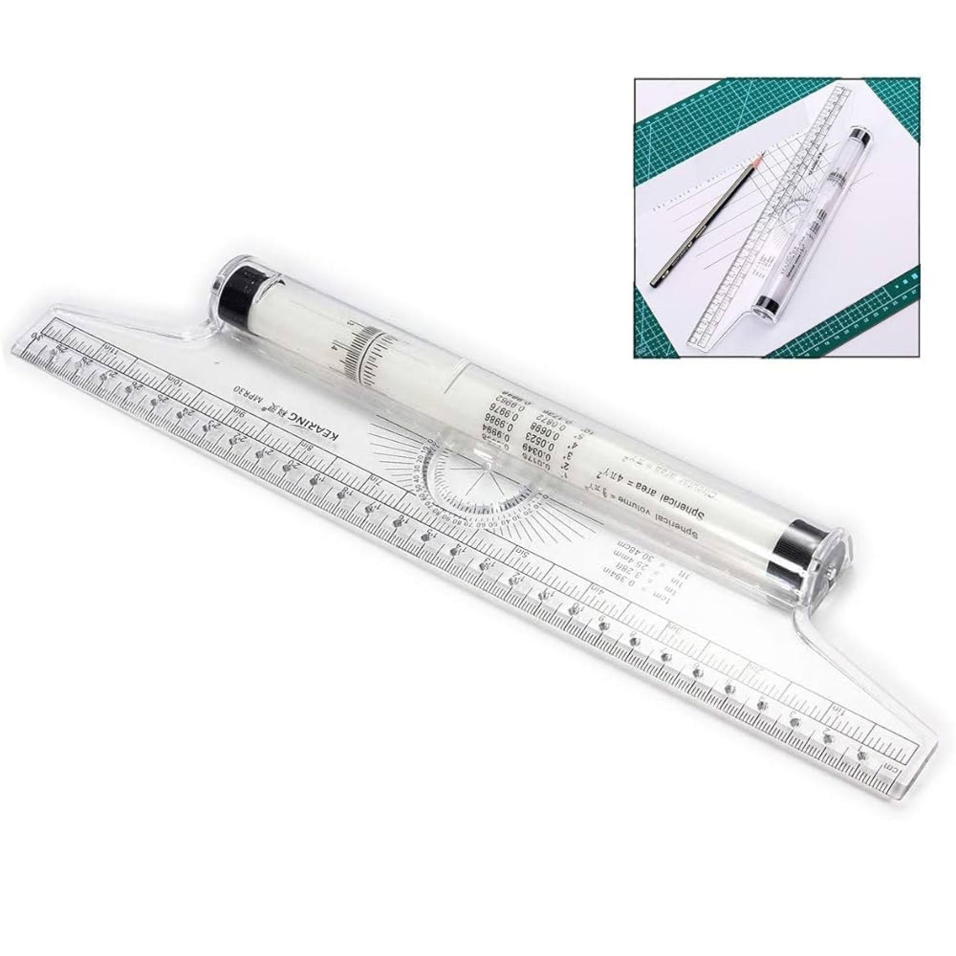 Rolling Ruler for Curved and Straight Lines