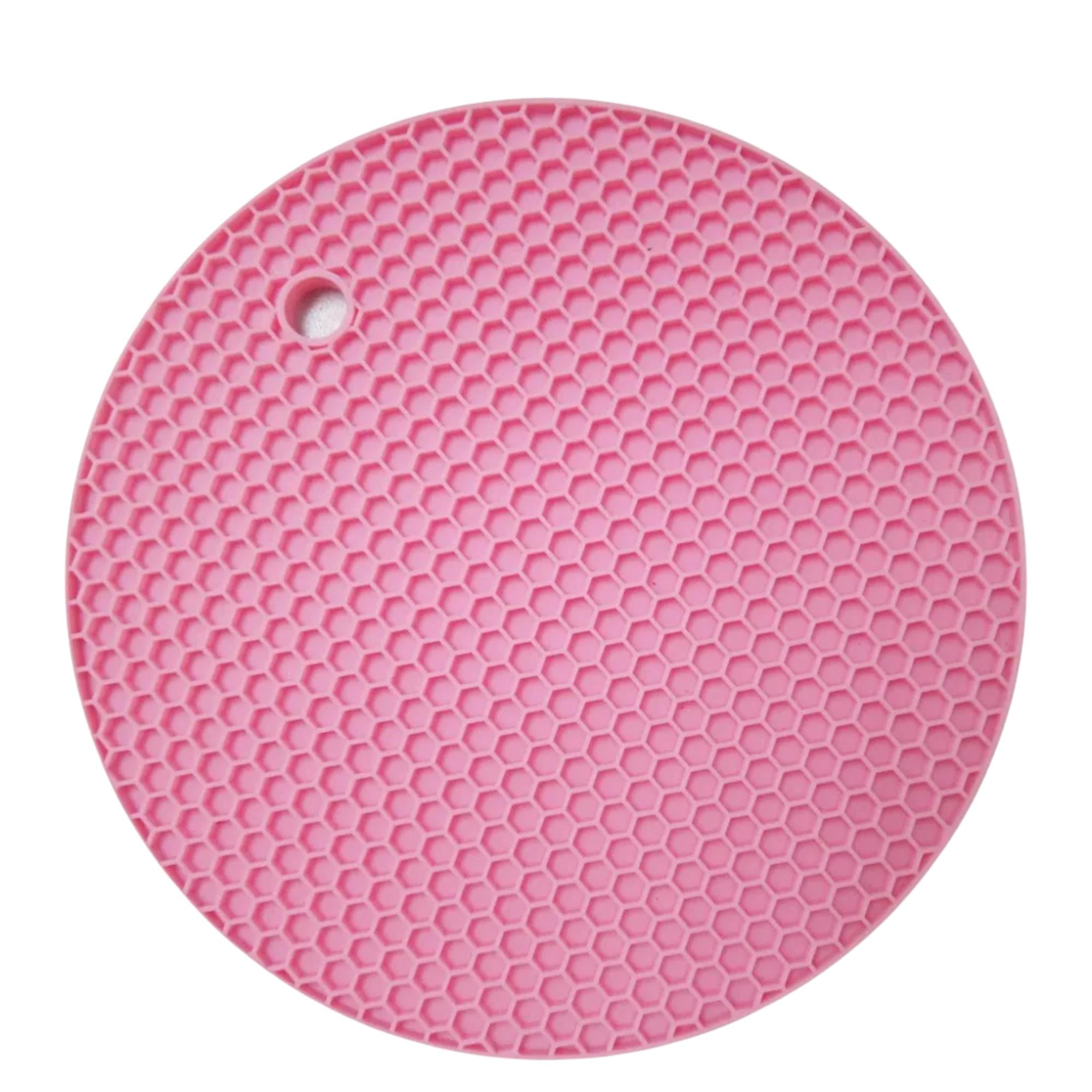 7" Round Silicone Placemat & Holder: 1 Pack Trivets Kitchen Accessories size and feature image