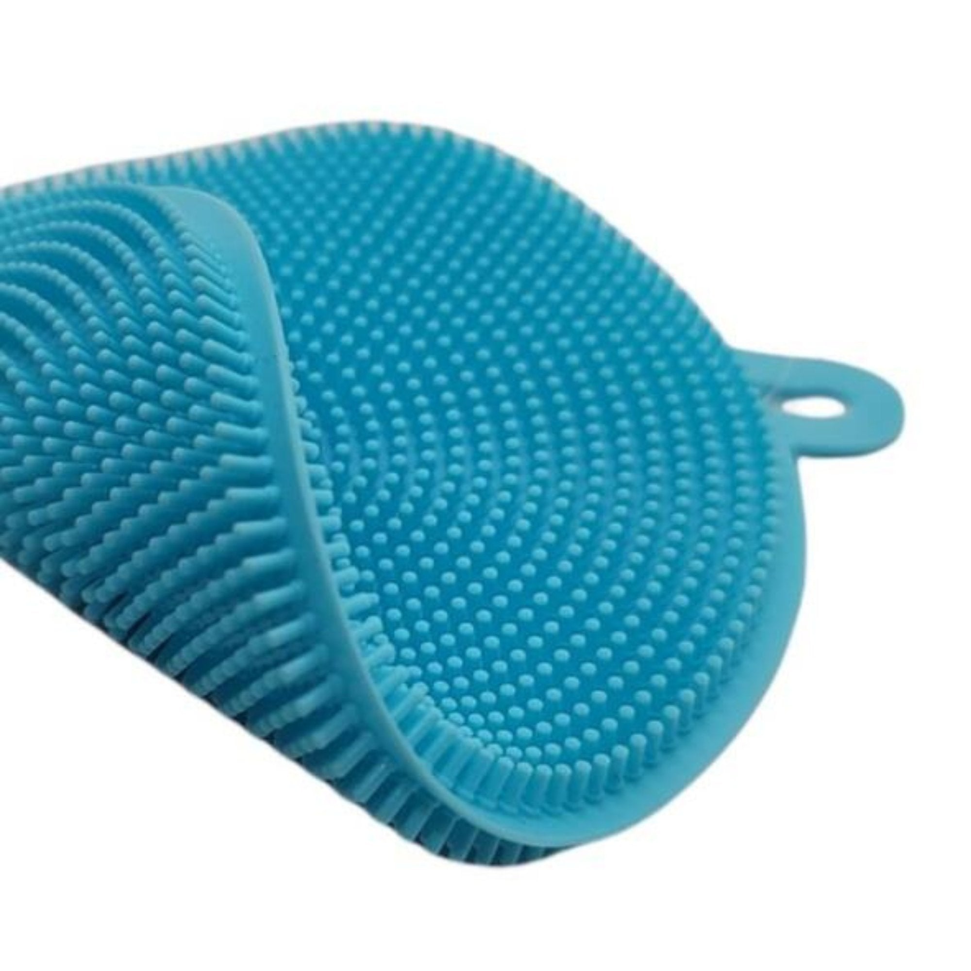 4.3" Round Silicone Sponge Scrubber: 1 Pack Sponges & Scouring Pads Kitchen Accessories product image 10